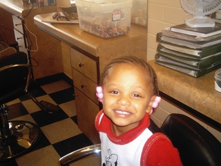 cornrows with beads I did