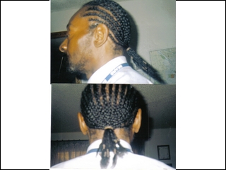 cornrows straight back i did