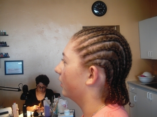 Cornrows At An Angle I Did