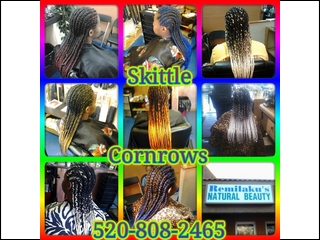 skittle cornrows