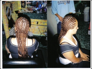 cornrow design I did