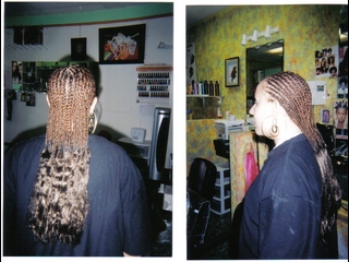 cornrow design I did