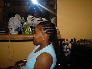 cornrow design I did