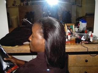 Skin Weft Weave (Glue In) I did