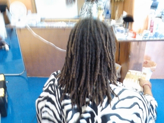 interlocking dreadlocks I did