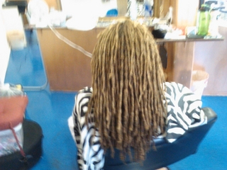 Interlocking locs I did