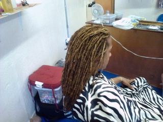 Interlocking locs I did