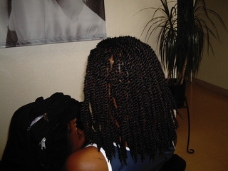 kinky twists I did