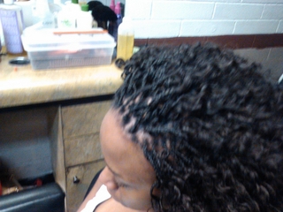 micro braids I did. all done