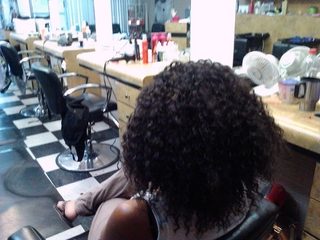 micro braids I did. the back