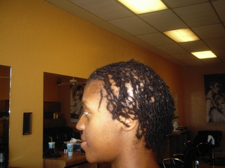 Sisterlocks Latch Hooked (I did)