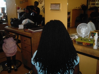 Twist and Pin Dreadlocks I did