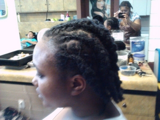 Dreadlocks Cornrowed Back I did