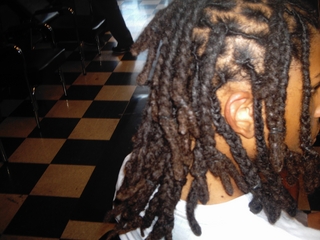 braided dreadlocks I did